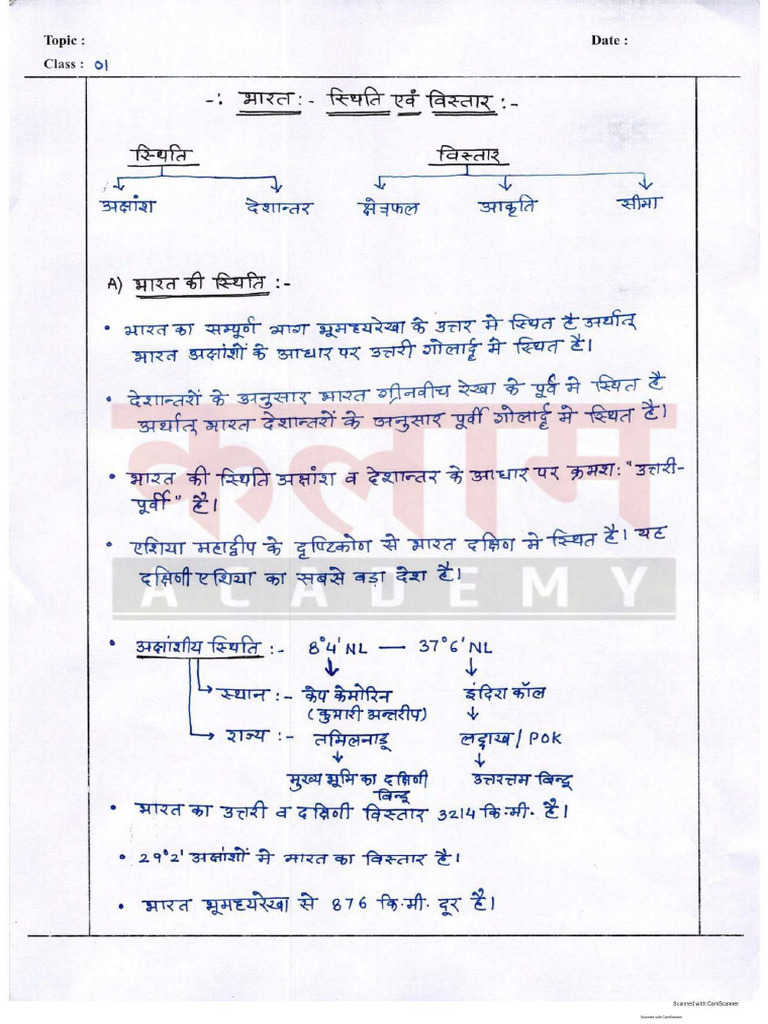 Kalam Indian Geography SST Reet Level - 2-1 | PDF
