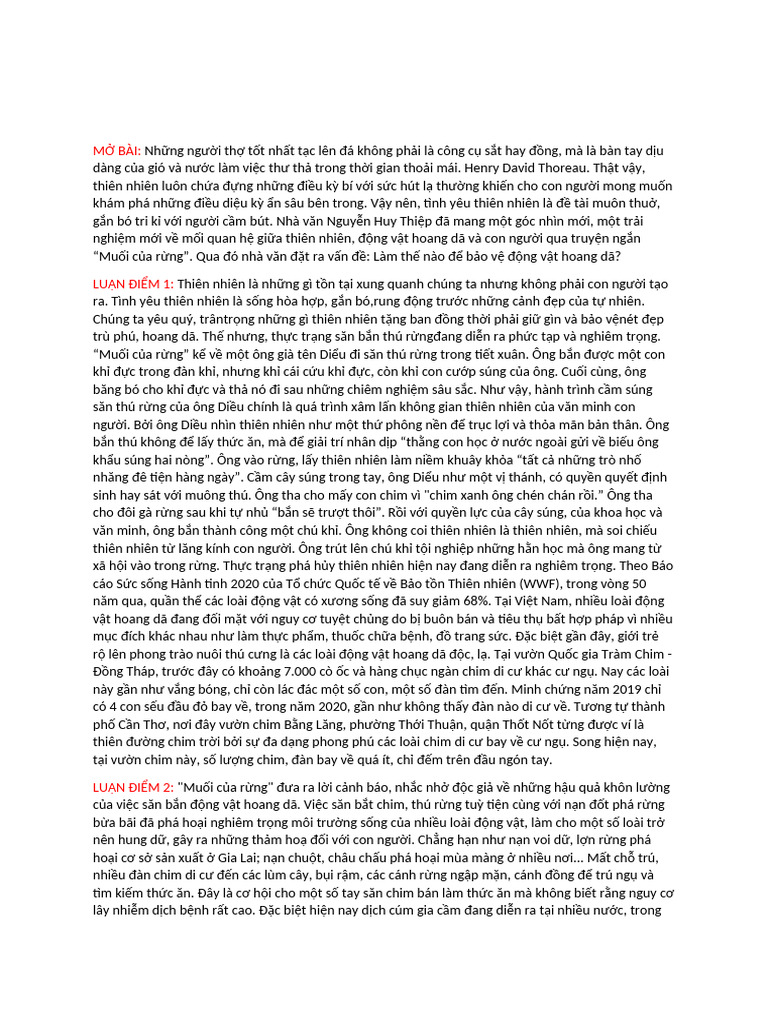 Muối của rừng | PDF