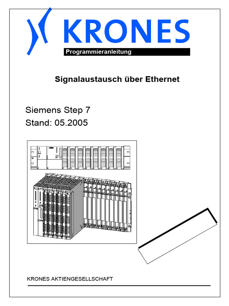 20 SPS ProgrammieranleitungSignalaustauschENET 050504 | PDF