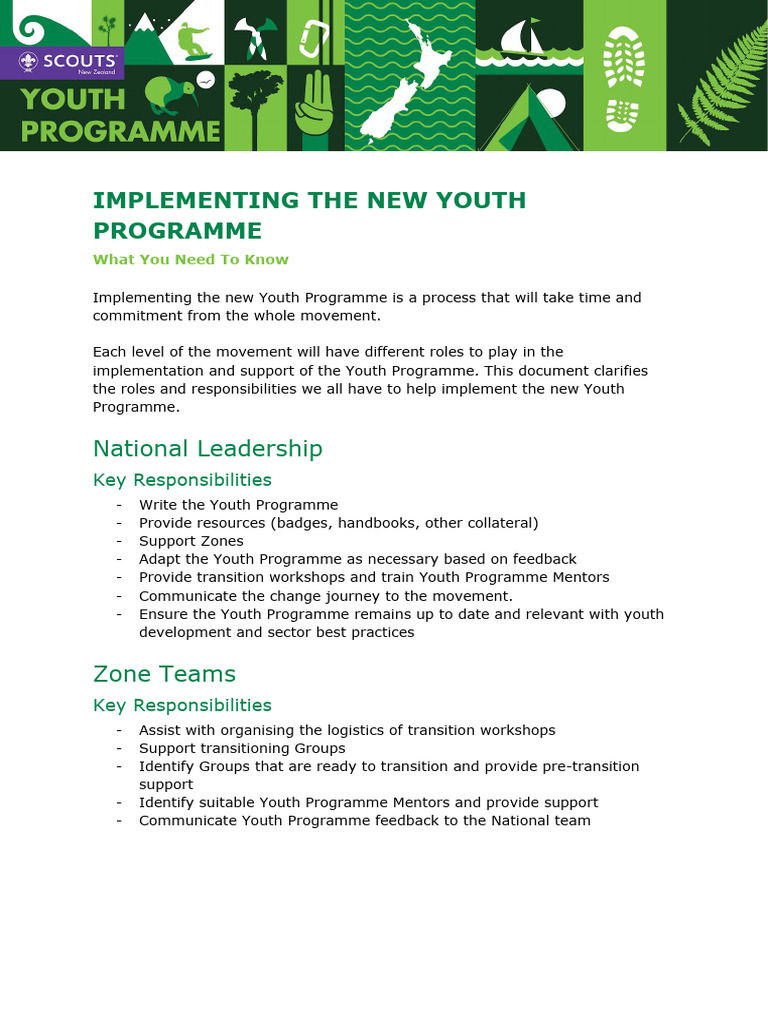 Implementation Roles and Responsibilities - Copie | PDF