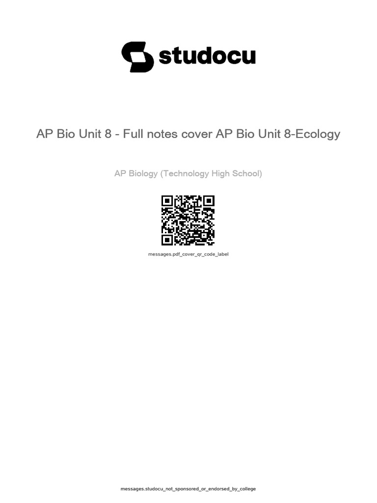 Unit 8 Notes | PDF