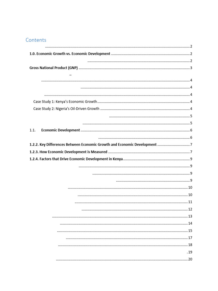 Topic 1 Conceptualisation of Development | PDF