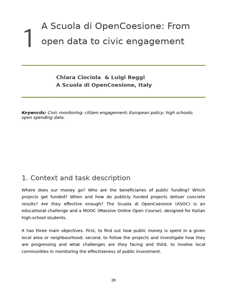 OD As OER Example 1 | PDF | Teachers | Methodology