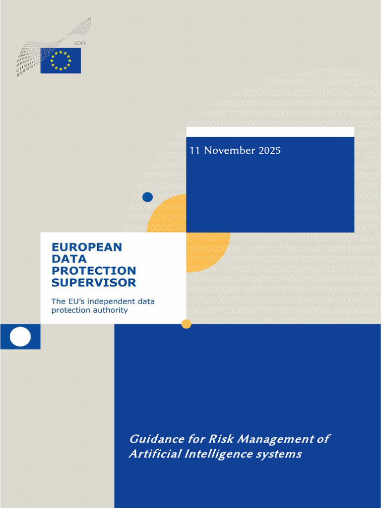 EU Guidance For Risk Management of AI | PDF