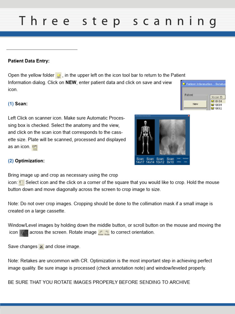 QS Three Step Scanning | PDF