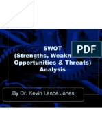 Swot (Strengths, Weaknesses, Opportunities & Threats) Analysis