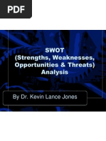 Swot (Strengths, Weaknesses, Opportunities & Threats) Analysis