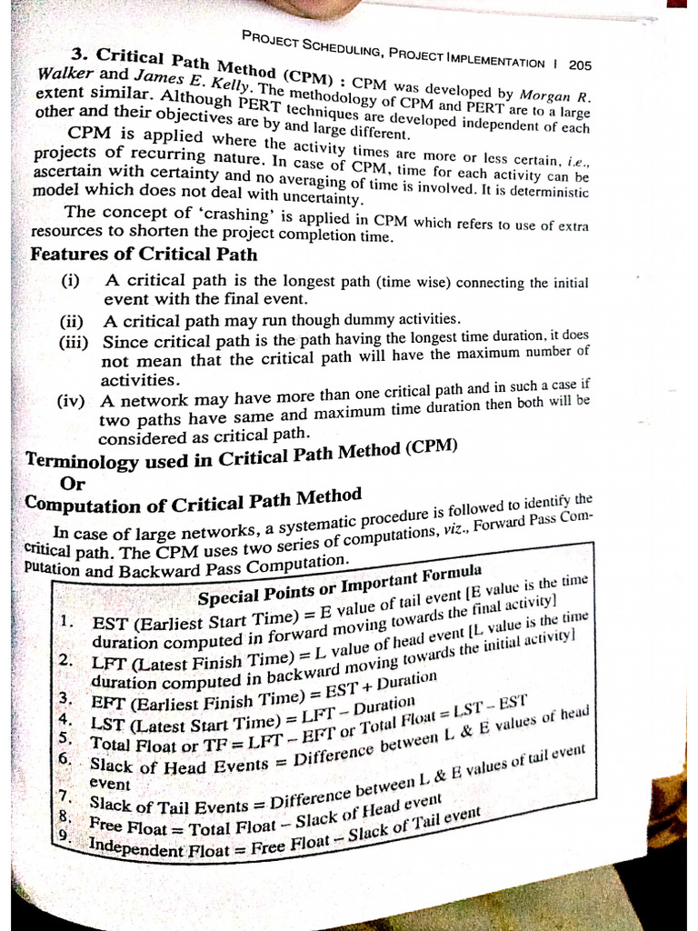 CPM Numericals (Project Management) | PDF