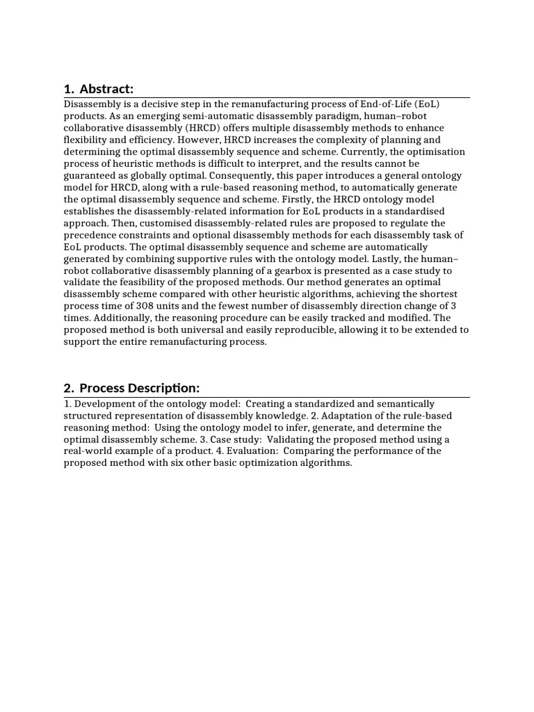 An Ontology and Rule Based Method For Human Robot Collaborative ...