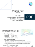 Potential Flow: 2D Steady Ideal Flow in the Complex Plane