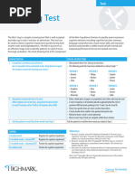 Mini-Cog Test Administration & Scoring Guide | PDF | Behavioural ...