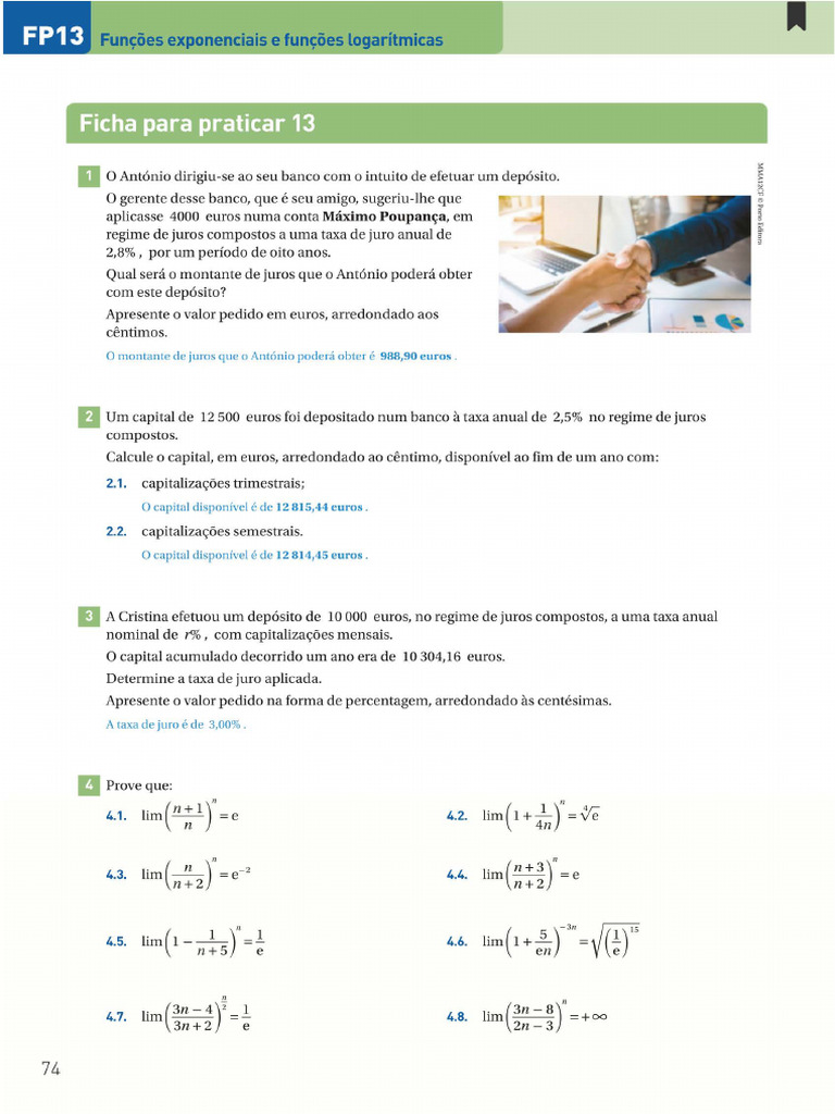 Caderno de Fichas - FP13 | PDF