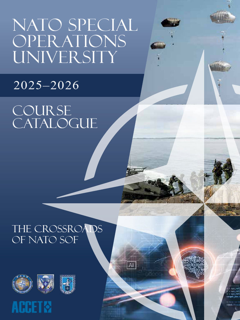 NATO Special Operations University: Course Catalogue | PDF