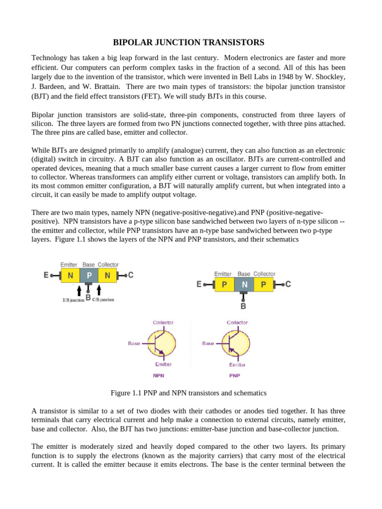 Transistors and Amplifiers | PDF | Bipolar Junction Transistor | Amplifier