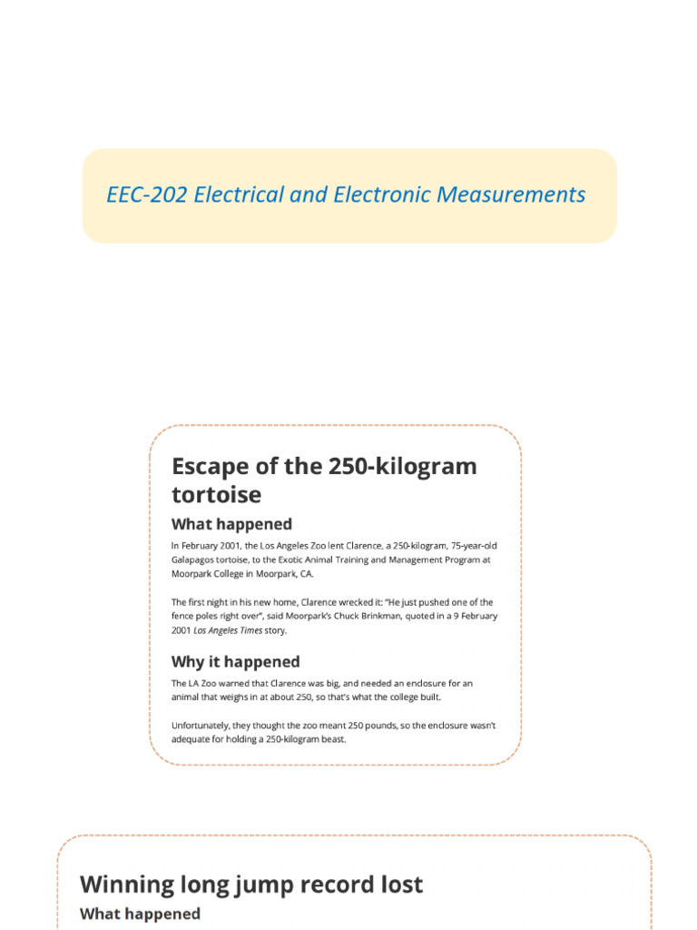 EEC 202 Lec 01 and 02 | PDF | Sensor | Accuracy And Precision