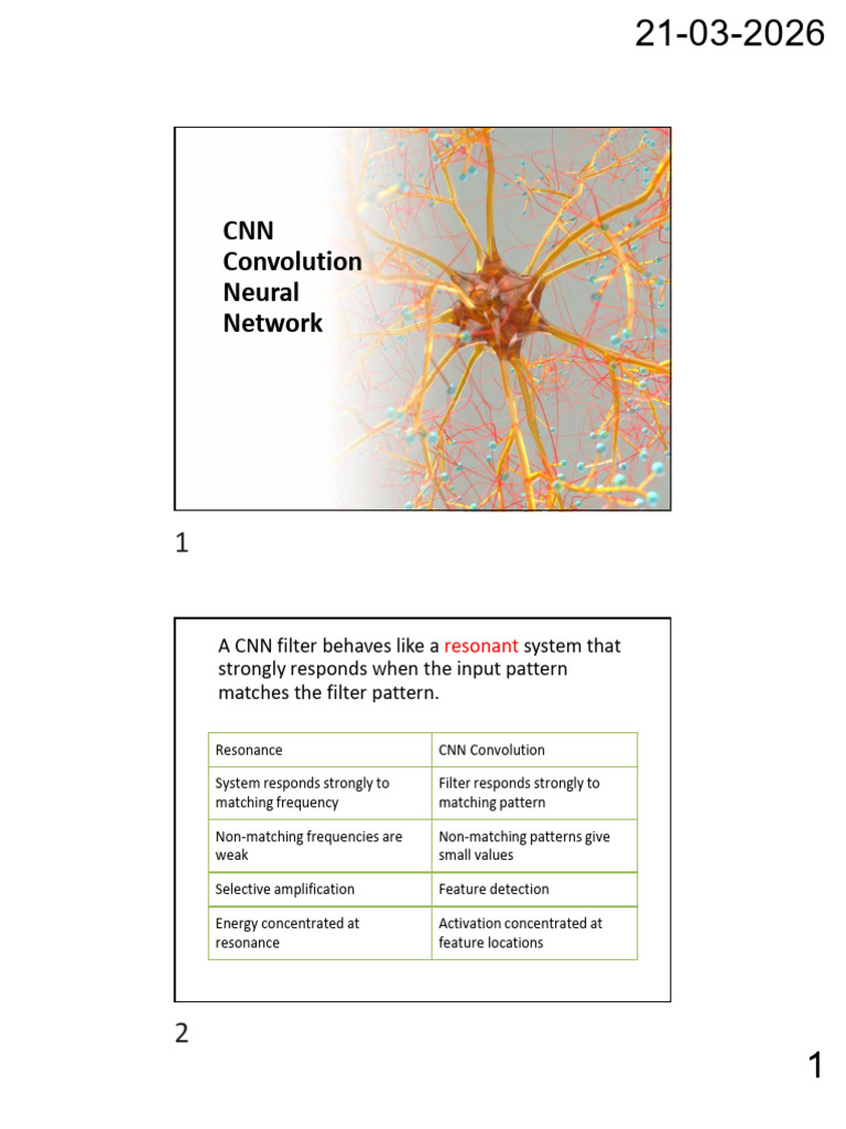 Lecture3 - Convolutional Neural Networks (CNN) | PDF | Statistical ...