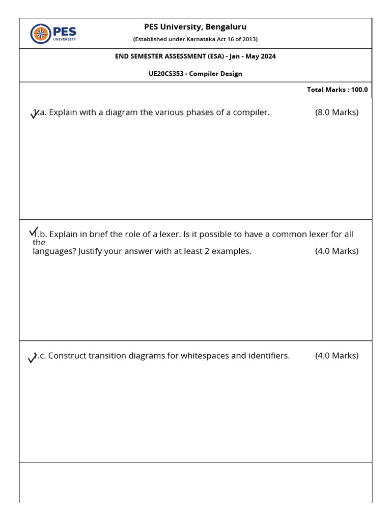 QP 8 | PDF | Parsing | Computer Programming