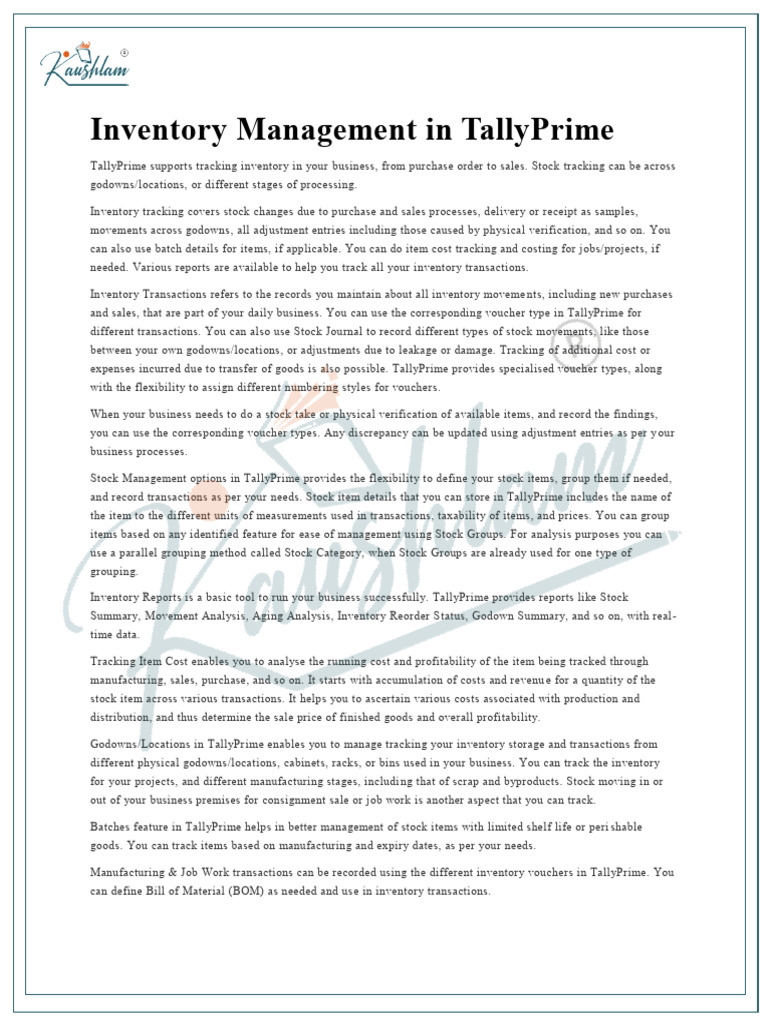 Chapter 14+Accounts+With+Inventory+Management | PDF | Inventory | Warehouse