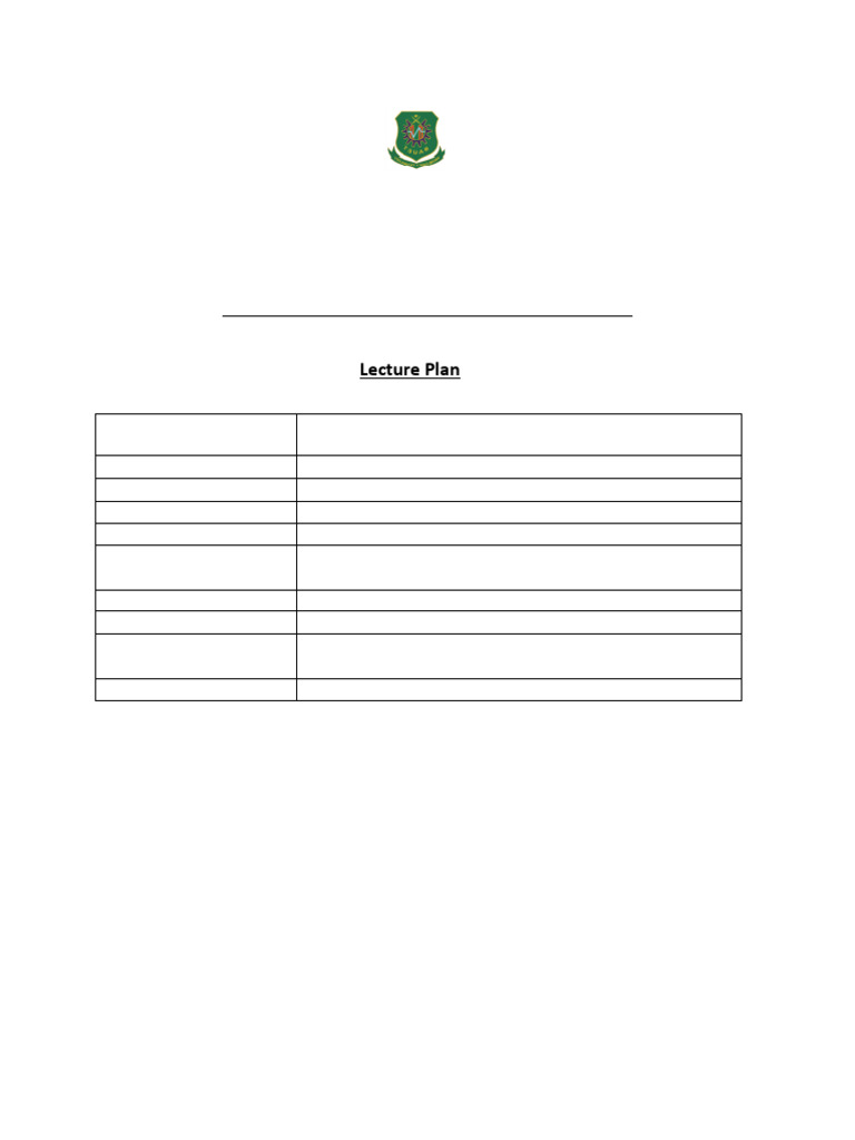Lecture Plan 4101 N | PDF | Magnetic Resonance Imaging ...