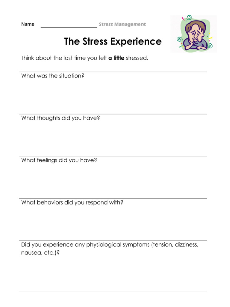 Stress Worksheet | PDF