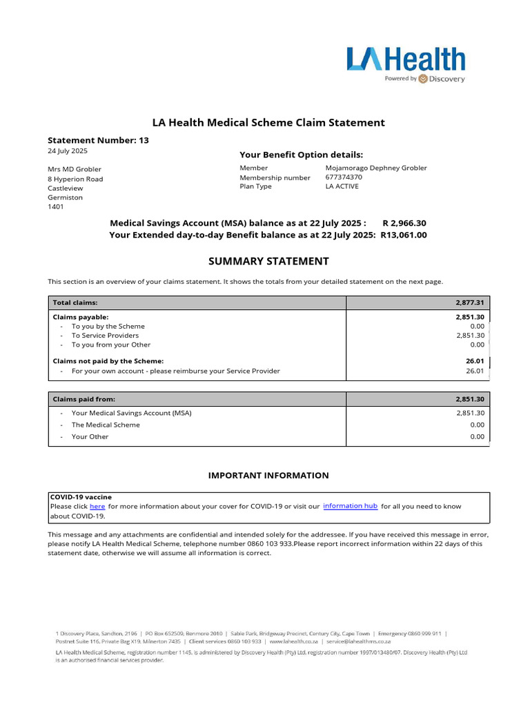 Statement | PDF | Health Care | Social Programs