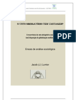 O Voto Obrigatório Tem Vantagem?