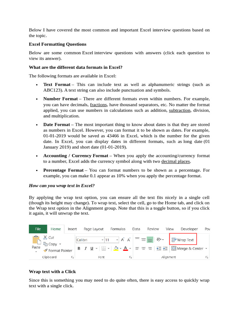 Excel | PDF | Microsoft Excel