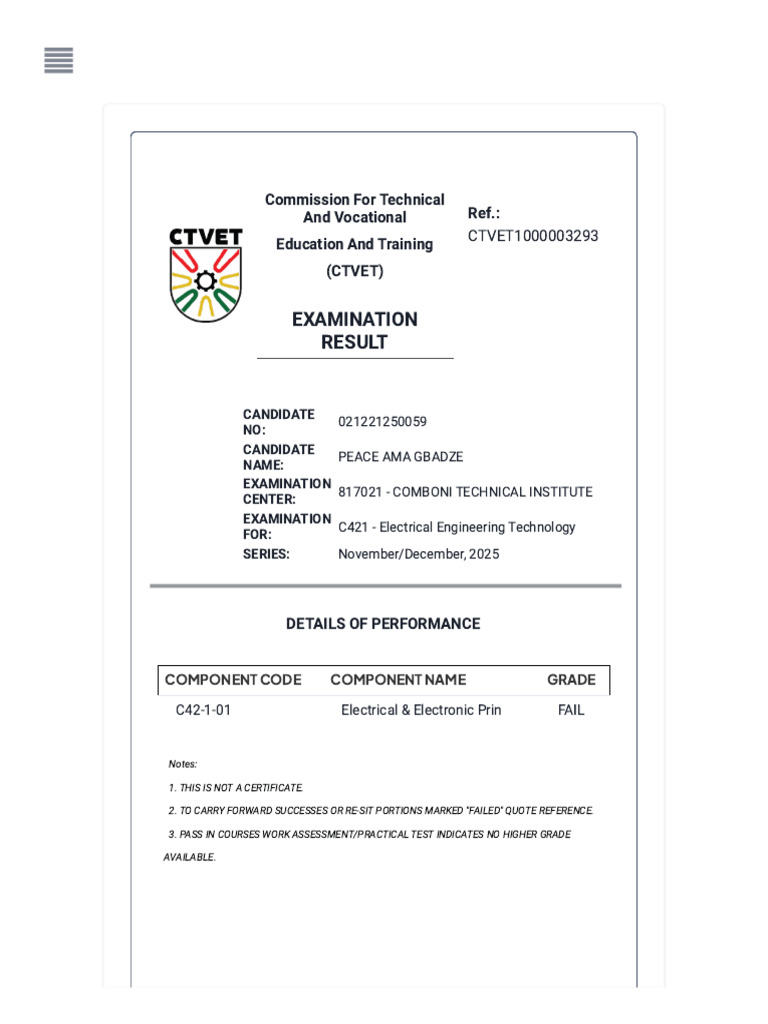 CTVET | PDF