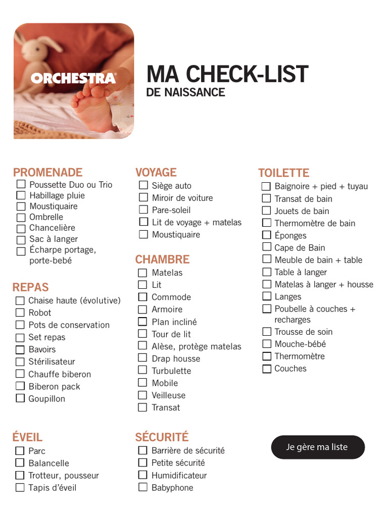 Ma Checklist Orchestra | PDF