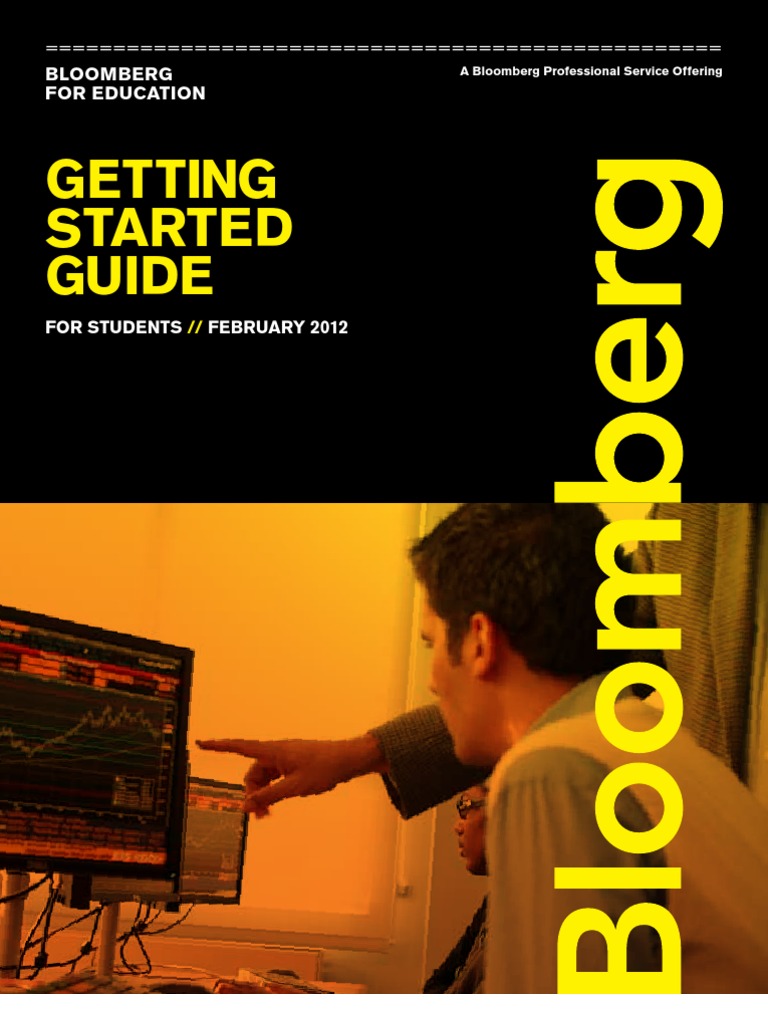 Bloomberg Terminal Getting Started Students Download Free Pdf Bonds