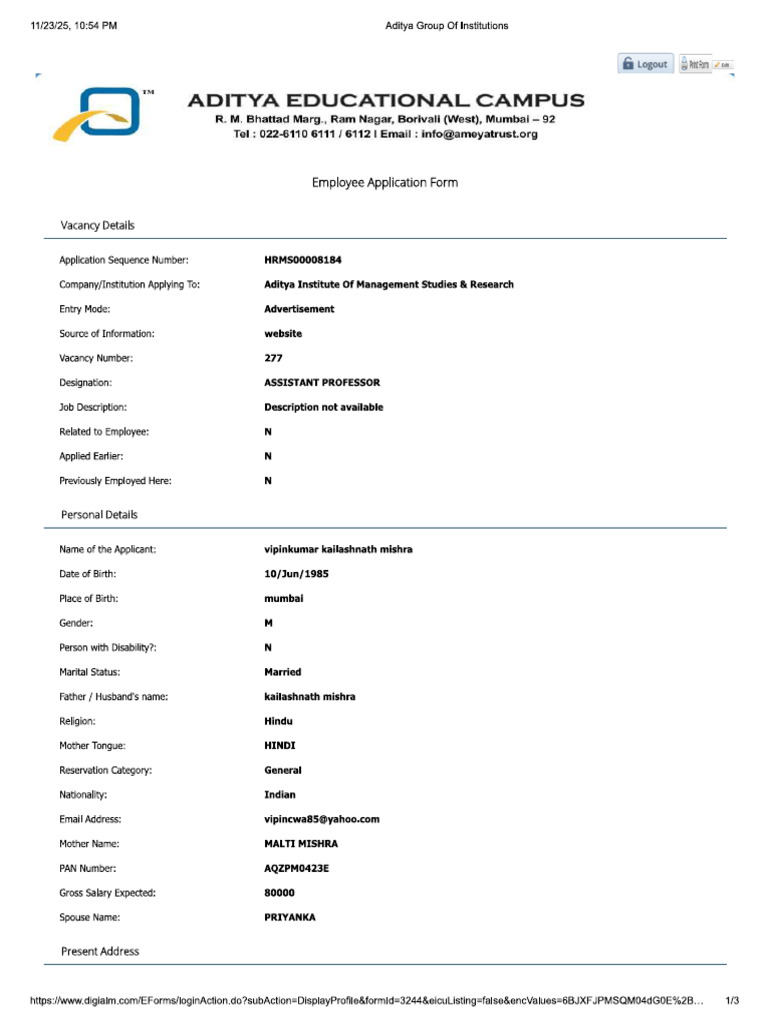 HRMSTI | PDF