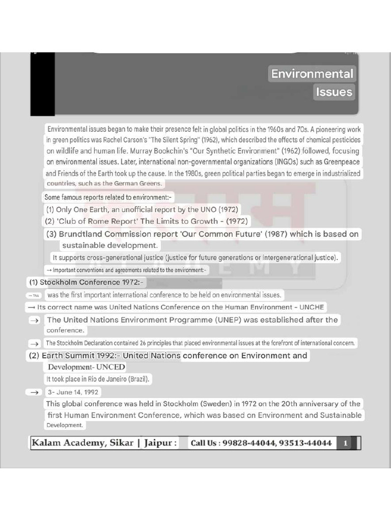 Environmental Issues | PDF