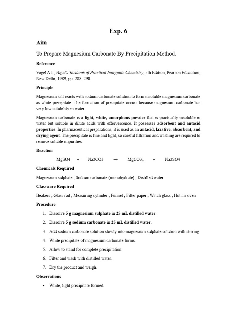 Exp 6 | PDF