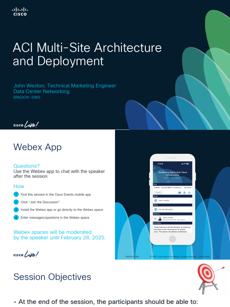 ACI Multi-Site Architecture | PDF