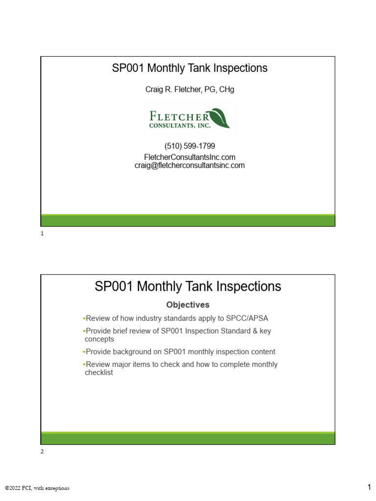 SP001 Inspection Tutorial | PDF | Leak | Valve