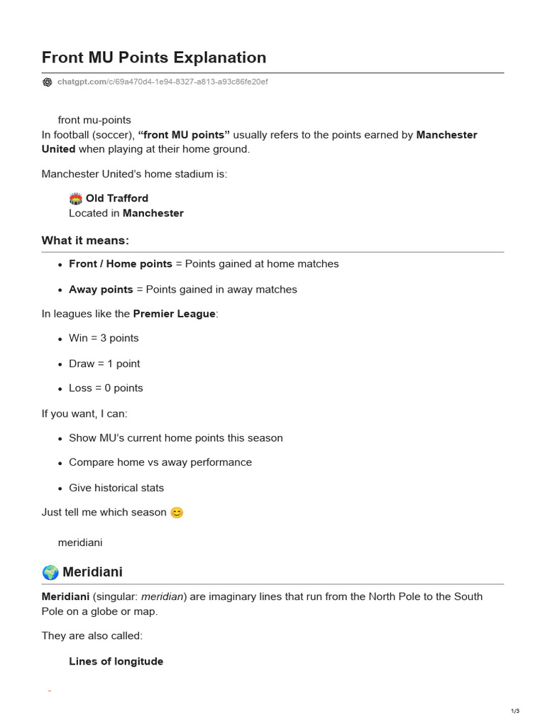 Front MU Points Explanation | PDF | Longitude | Abdomen
