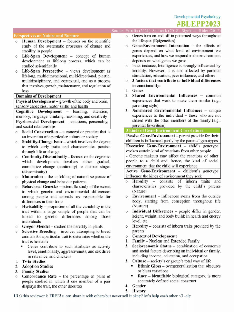 Devp Blepp 2023 Reviewer | PDF