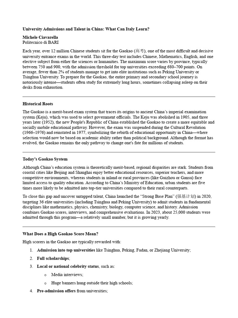 Gaokao EN | PDF