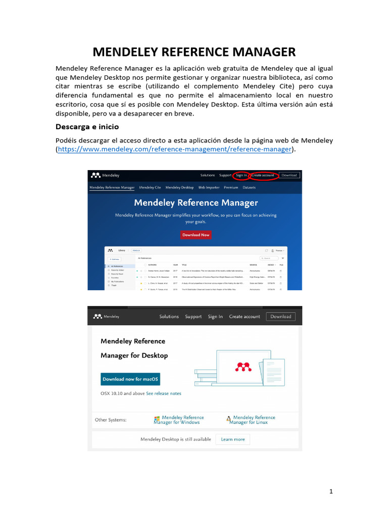 Tutorial Mendeley Reference Manager - Red | PDF | Microsoft Word | Red ...