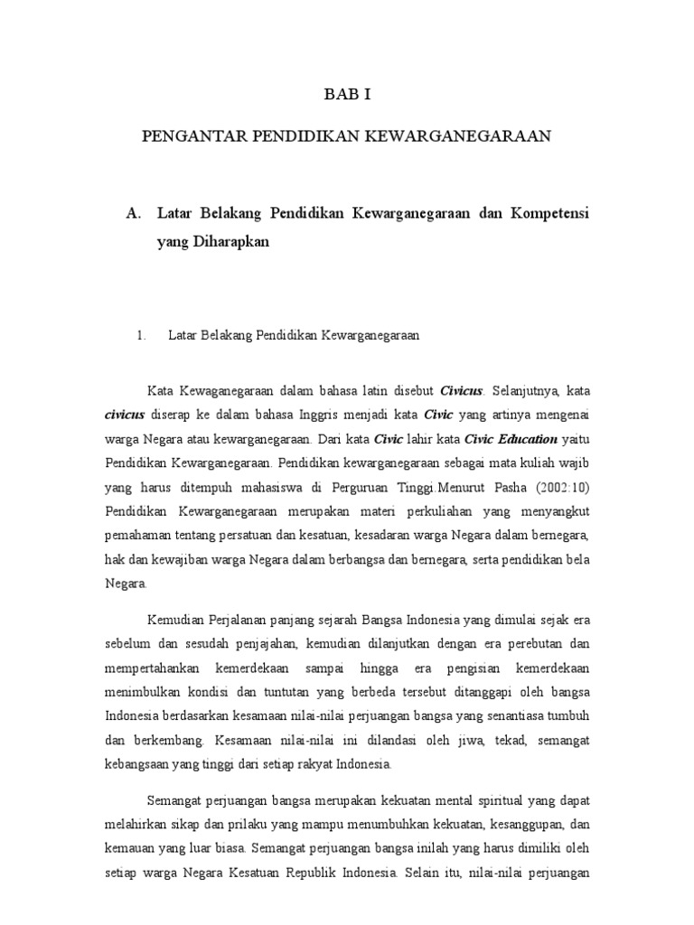 Rangkuman Materi Mata Kuliah Pkn Anggun