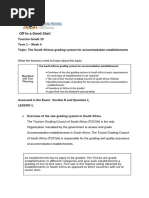 TGCSA Star Grading System Overview | PDF | Meal