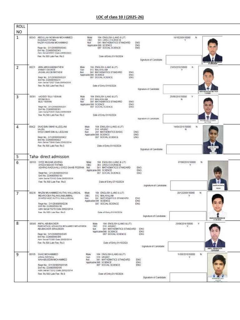 LOC of 10J | PDF