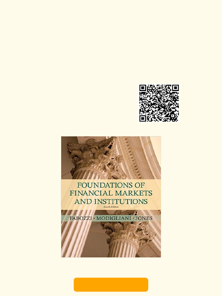 Foundations of Financial Markets Institutions 4th Sample | PDF ...