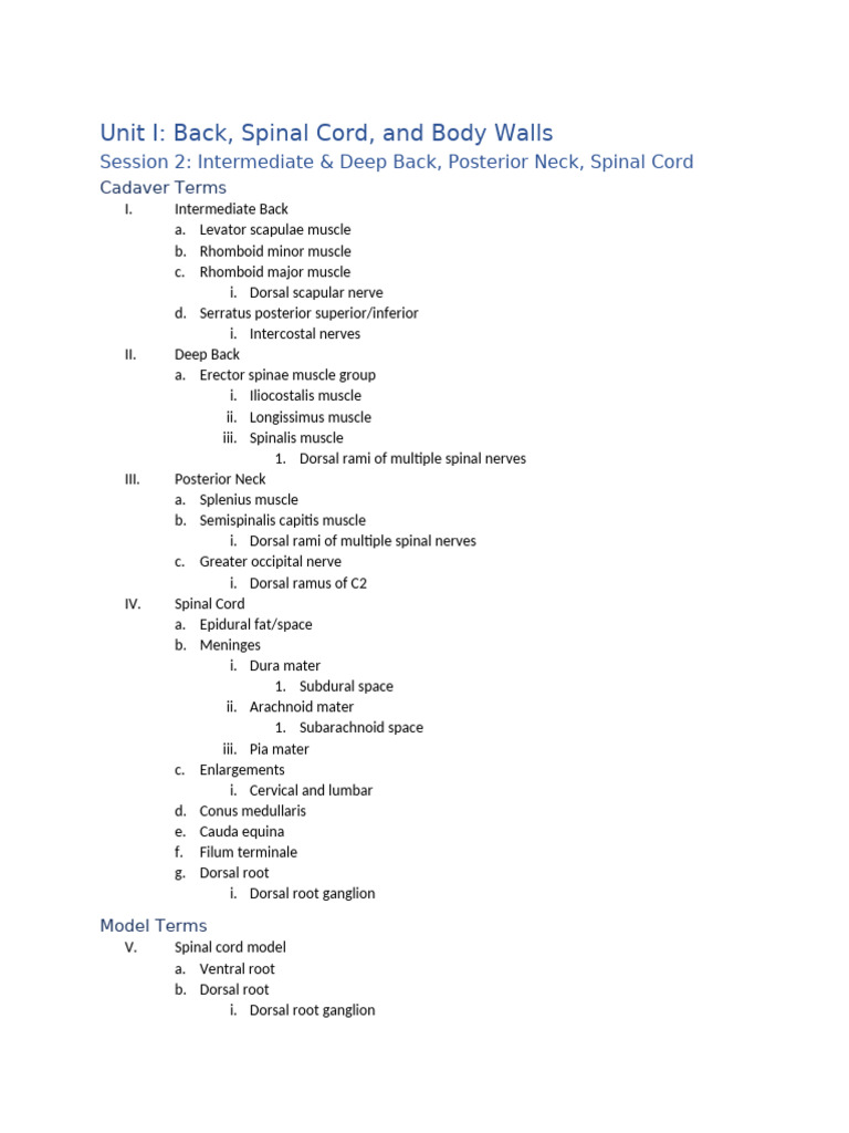 Unit I Session 2 | PDF