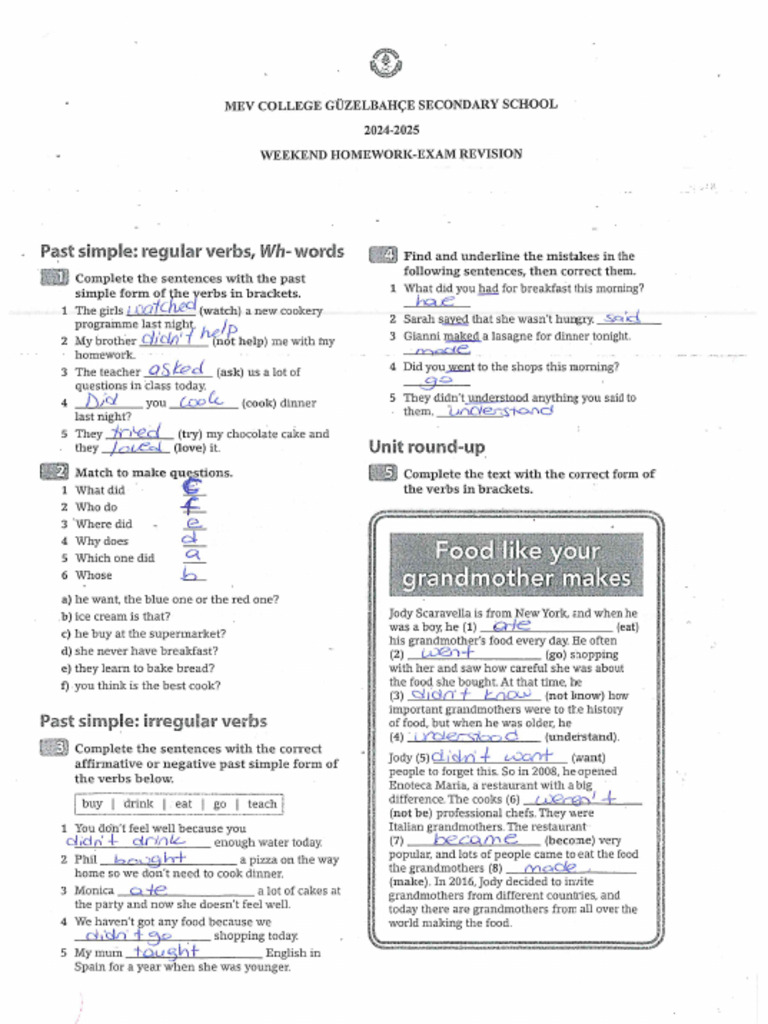 KEY Homework | PDF