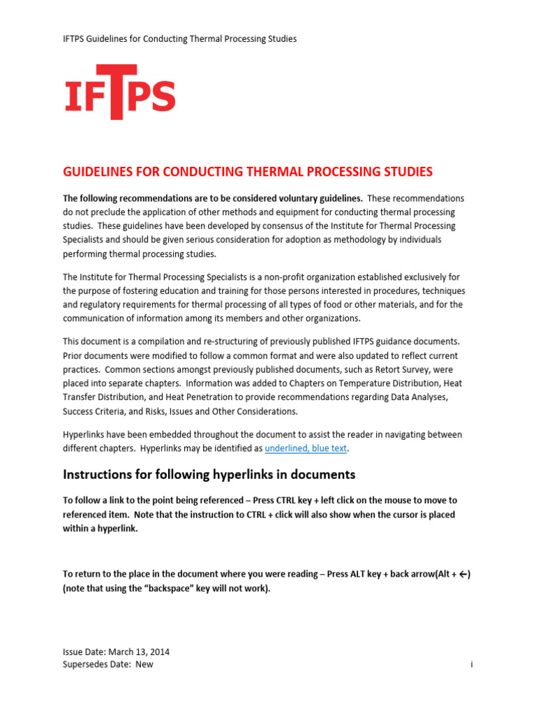 Retort Processing Guidelines 02-13-14 | PDF | Calibration | Thermocouple