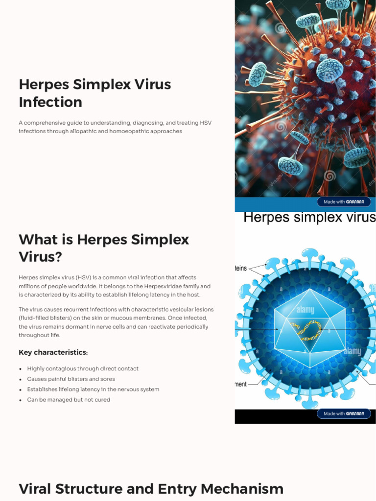 Herpes Simplex Virus Infection | PDF | Virus | Clinical Medicine