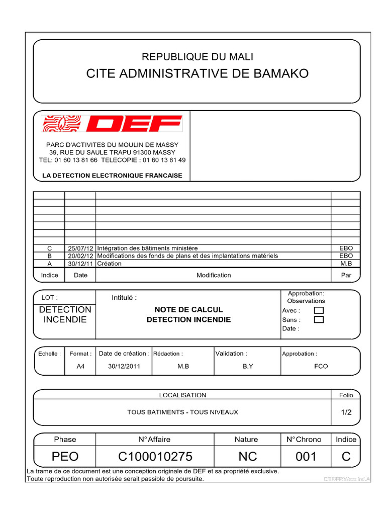Note de Calcul Di Def | PDF