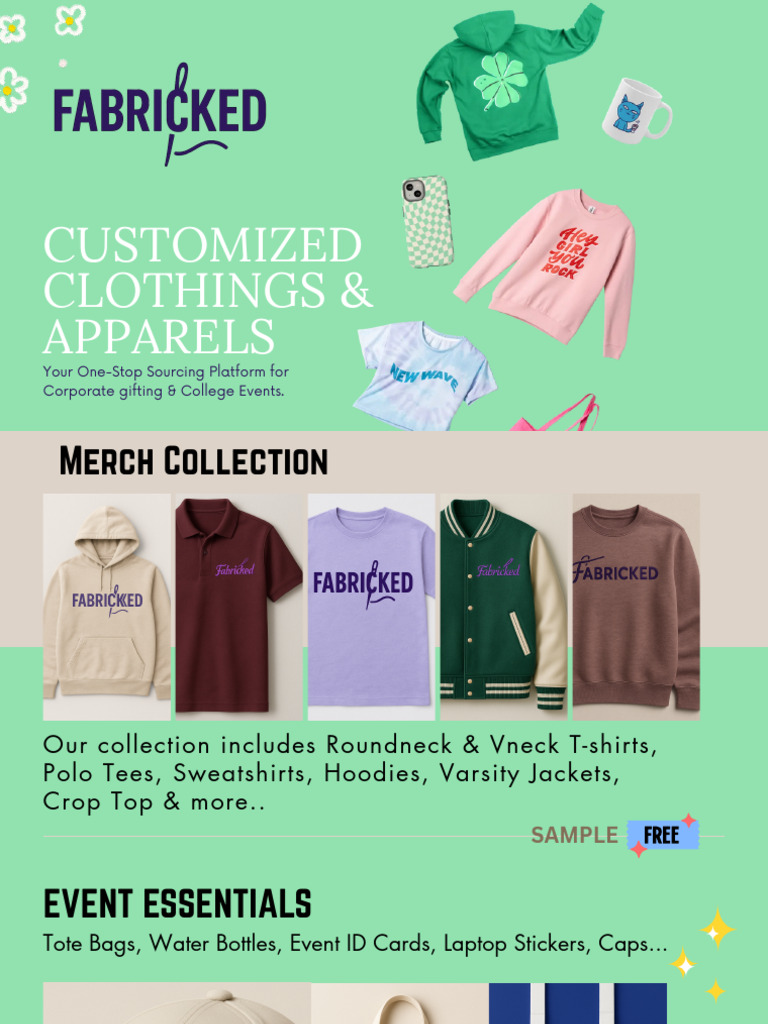 Customized Clothings & Apparels - 20250426 - 192934 - 0000 | PDF
