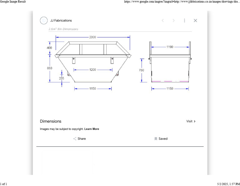 Steel Bin Drawing | PDF